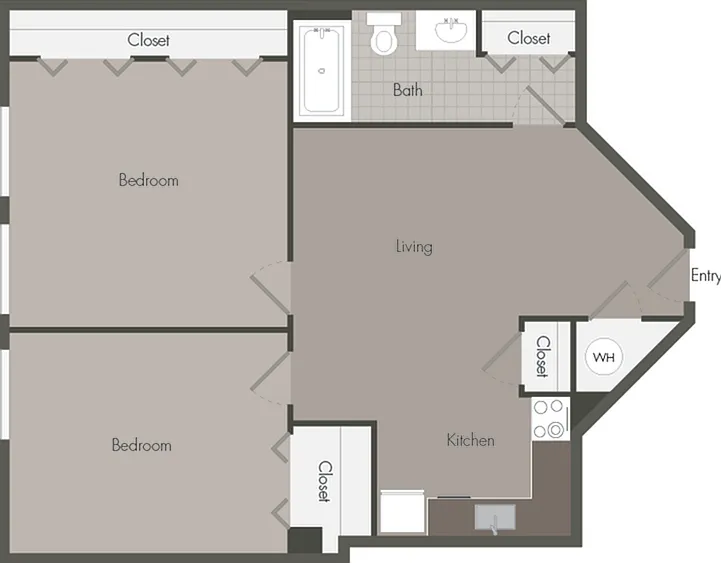 2 Bedroom | 1 Bathroom 2 Bedroom | 1 Bathroom