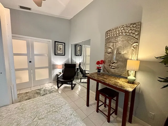 Library, Office, Queen Murphy Bed inside of library for grandkids or extra guests