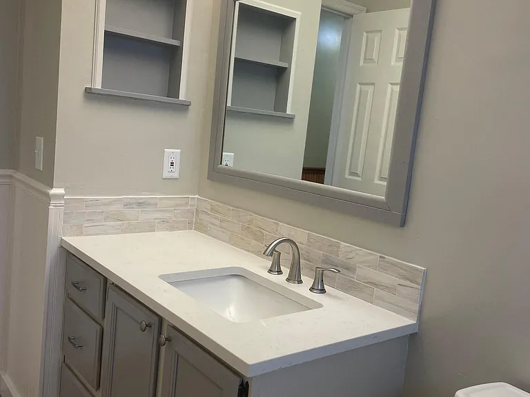 Guest/hall bathroom (view from shower/tub)