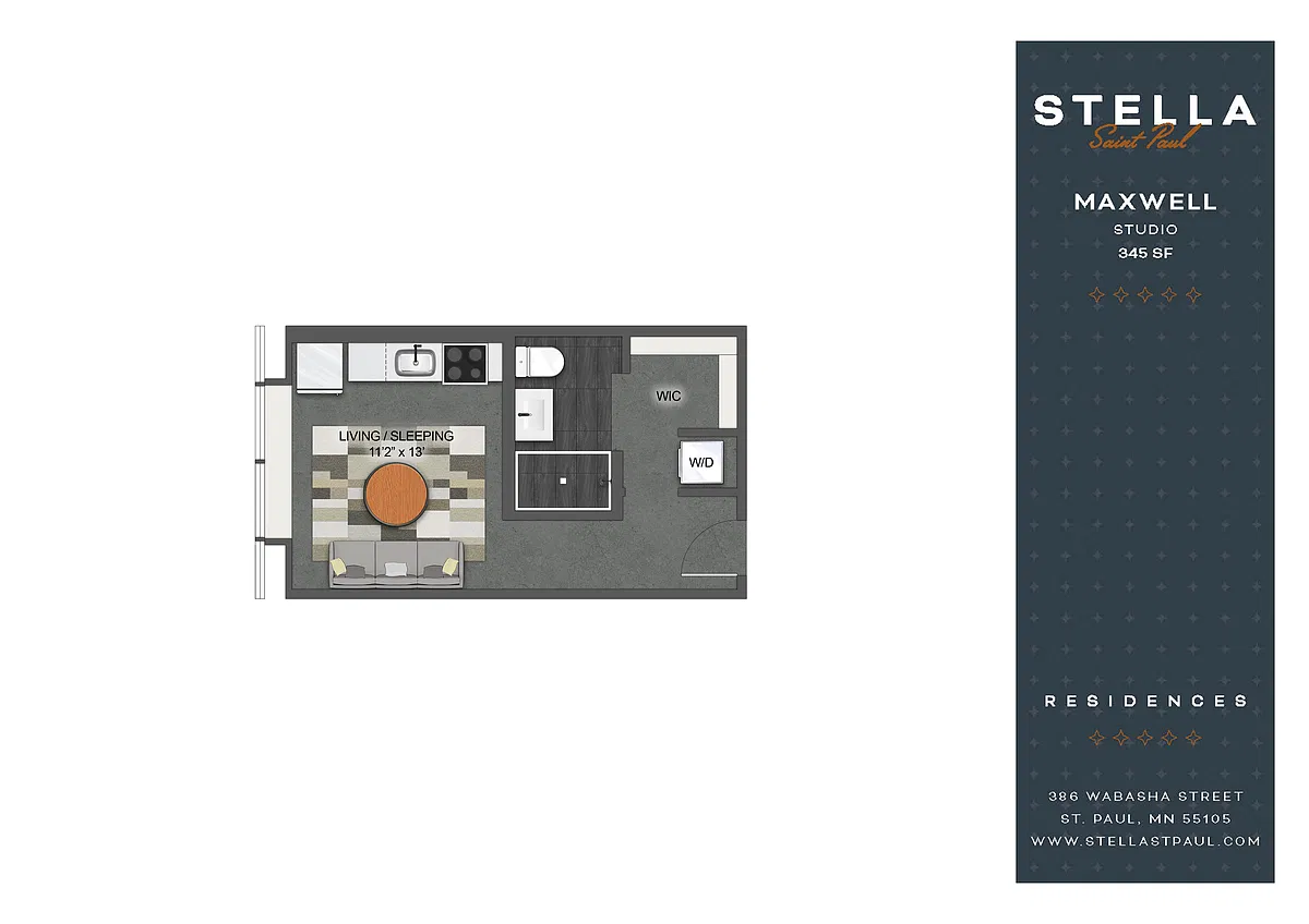 Floor plan Maxwell
