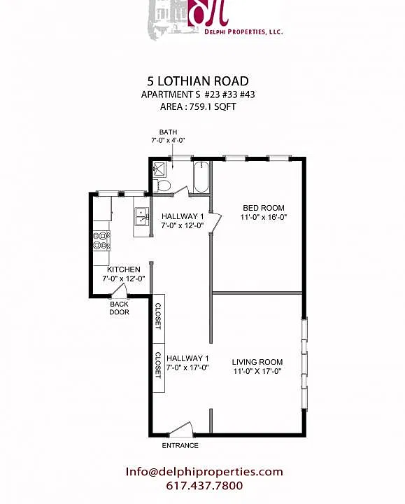 5 Lothian Rd #43