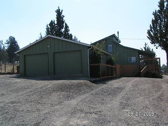 Garage and side view of h