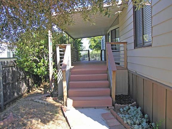 Front walkway to deck