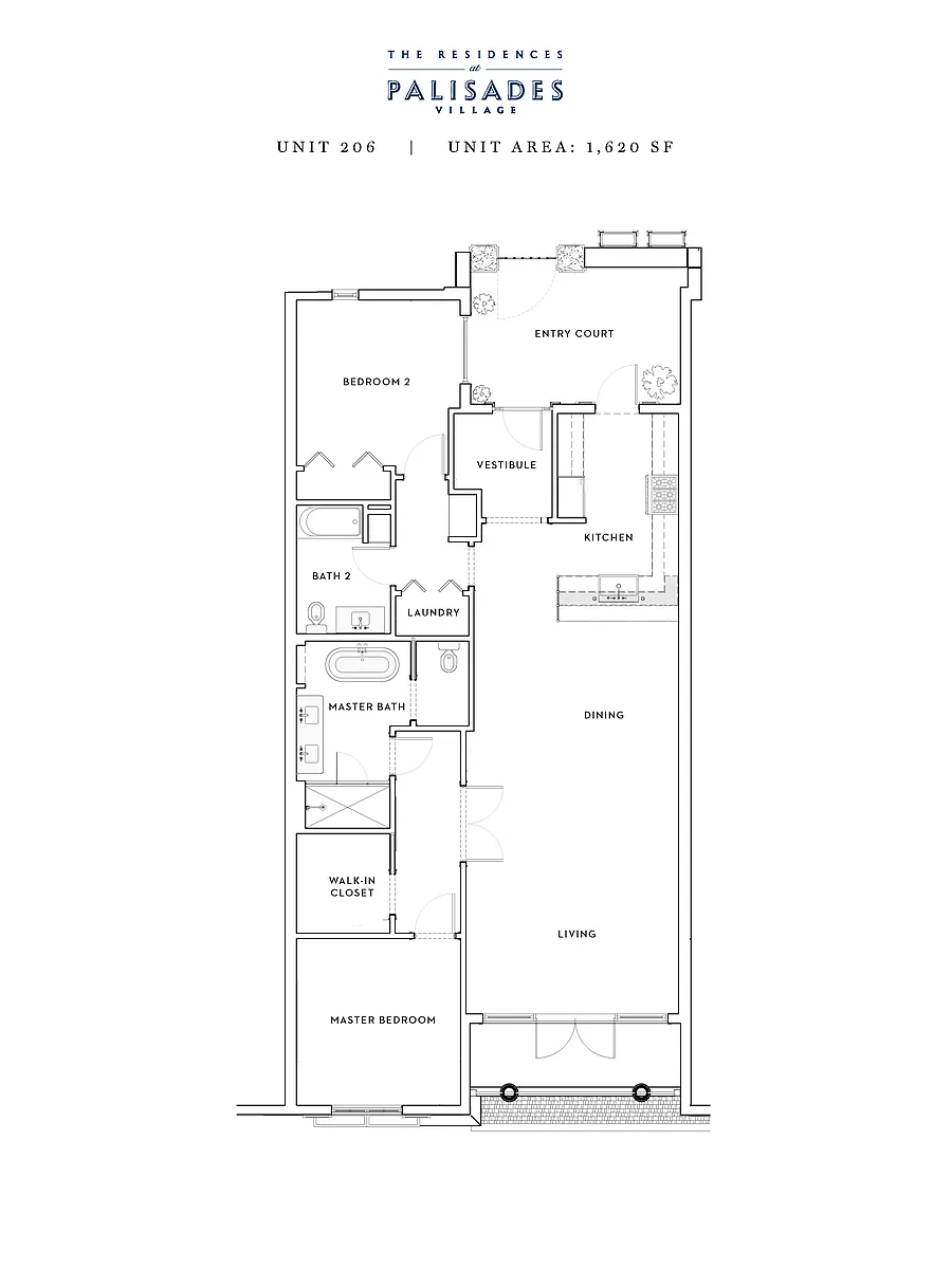 Floor plan 206