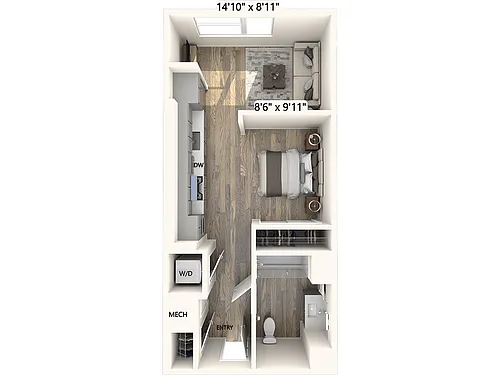 Floor plan 417