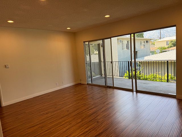 large balcony off living room and master bedroom