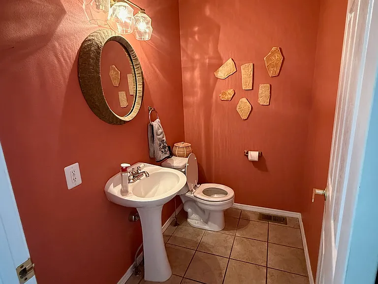 Main floor half bath