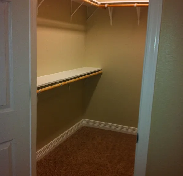 Large walkin closet