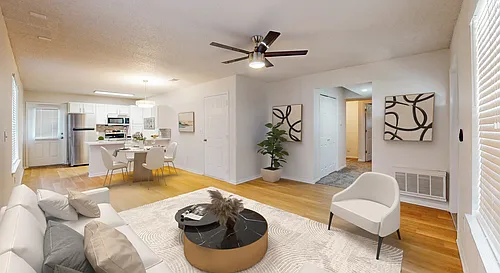 Floor plan B1 - 2 Bedroom Apartment ADA