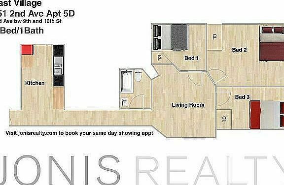 2nd image of 151 2nd Ave APT 5D