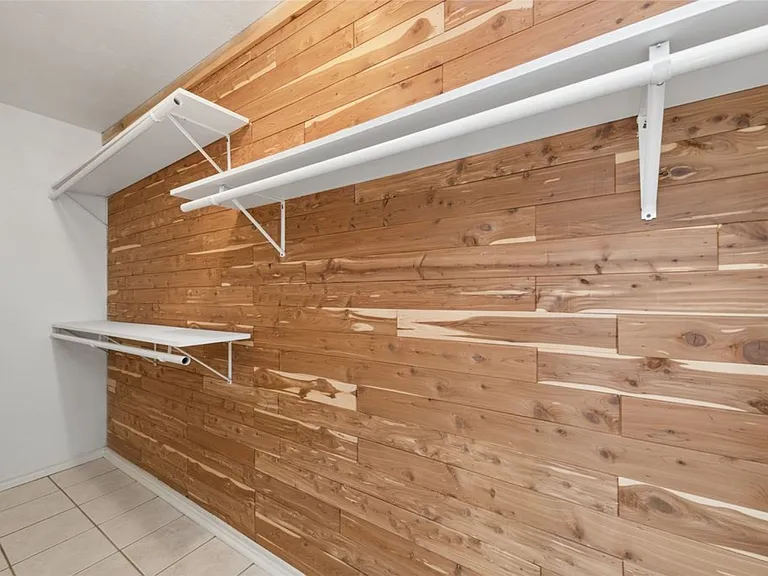 Master bedroom walk-in closet