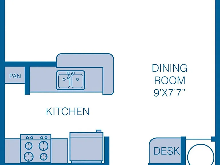E3 floor plan Lakeshore Lofts