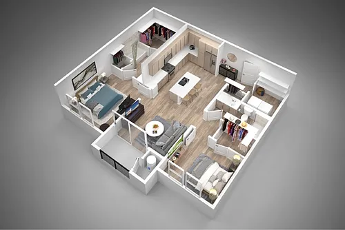 Floor plan The Aurelia - B4