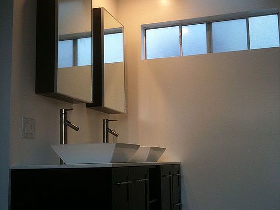 Floating Double Sinks