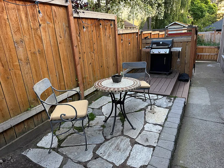 Shared community seating/ grilling area