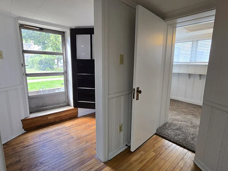 Entry door (Left) & Bonus Room (Right)