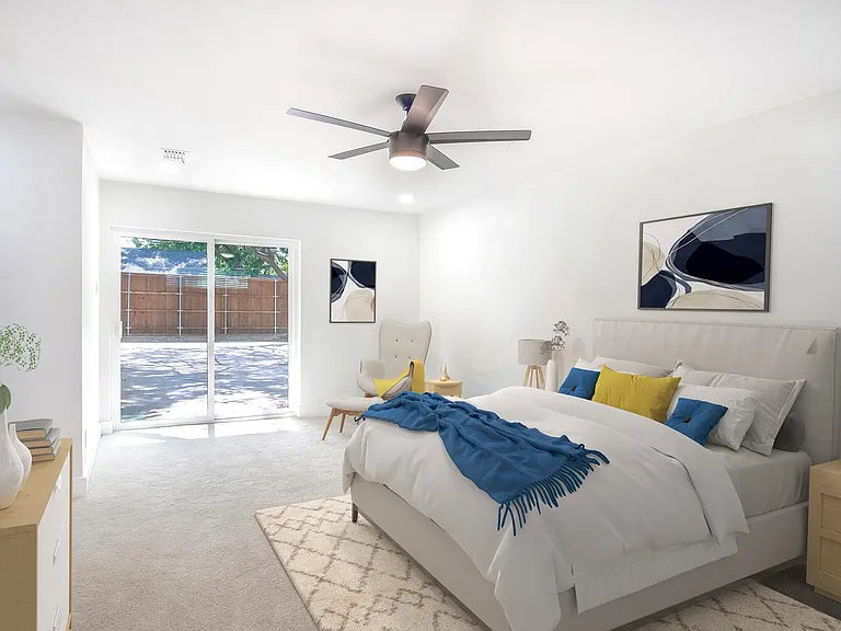 Bedroom 2. This image shows a virtually furnished space. Bedrooms come unfurnished.