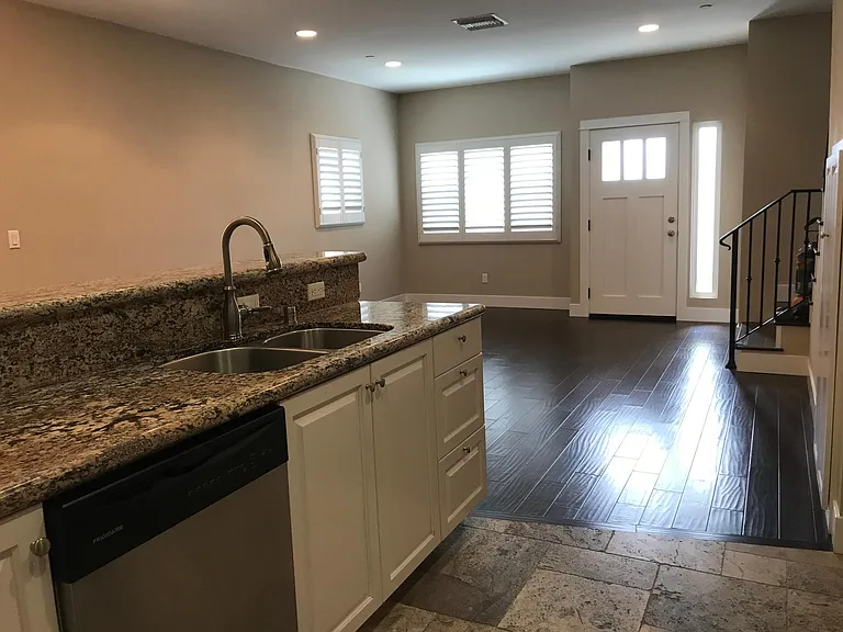 Kitchen and Living Room