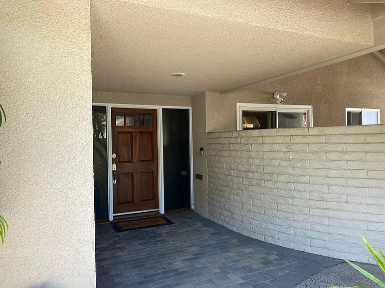 Front door.