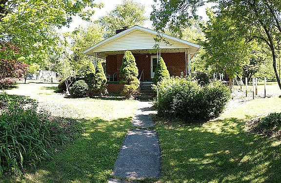 East side of home