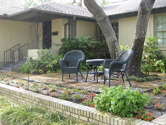 Sit out front and enjoy relaxing and visiting with friends