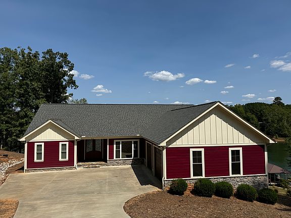 Front entrance to home. 2 car garage.