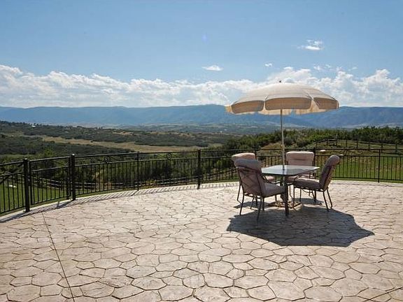 Patio with amazing views