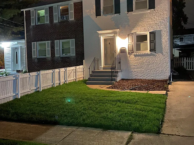 New exterior light with photo sensor and motion sensor to greet you when you come home at night!