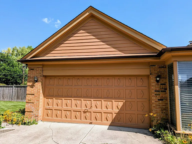 Attached 2-Car Garage with Smart Garage Opener
