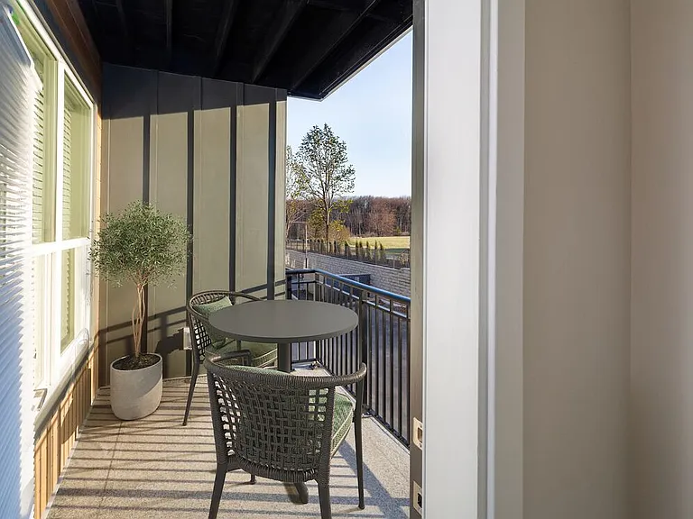 Private balcony