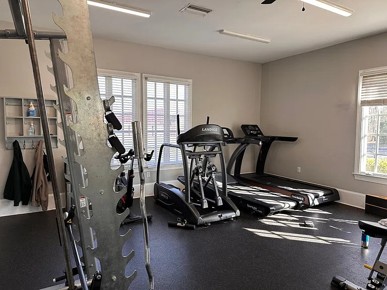 Clubhouse fitness room