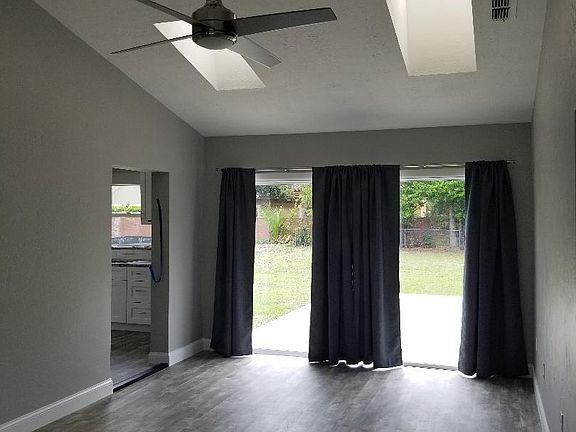 New fans and light fixtures throughout.