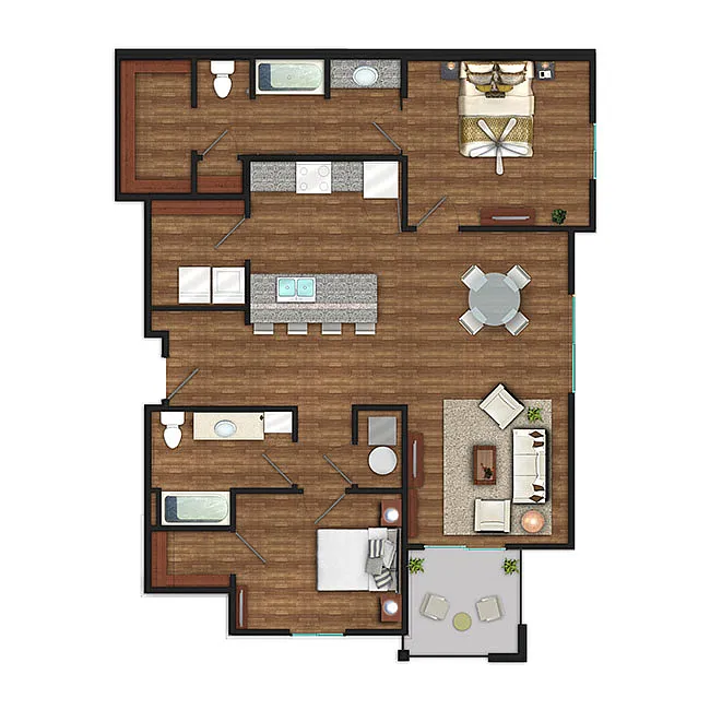 Floor plan The Sante Fe