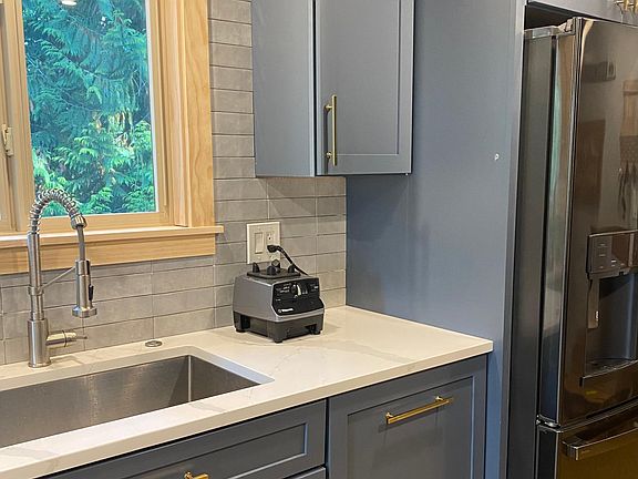 Kitchen Sink and New Fridge