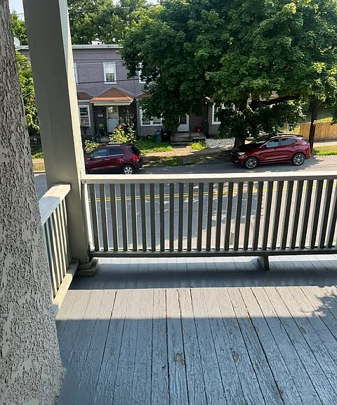 Green Ridge Street view from private porch