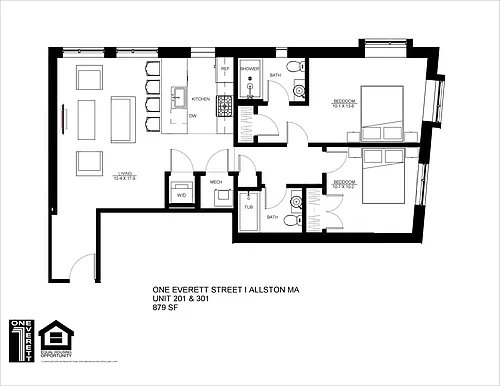 Floor plan 201-301