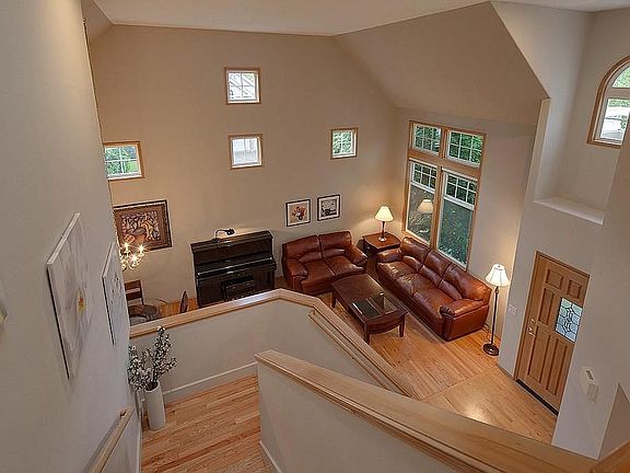 Main hall with 16 foot ceiling