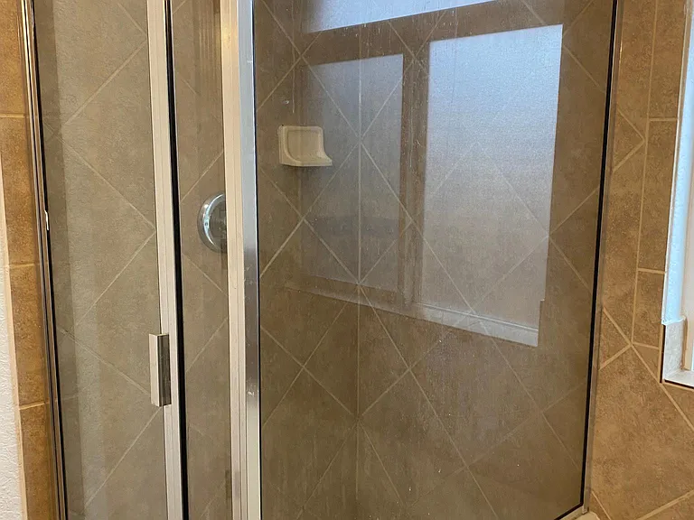 Master shower