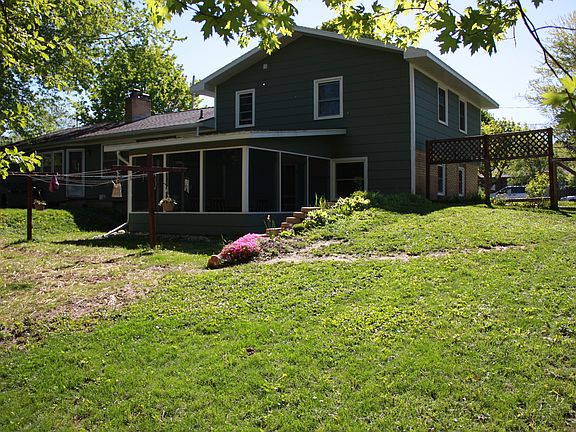 backyard view of sun-porch