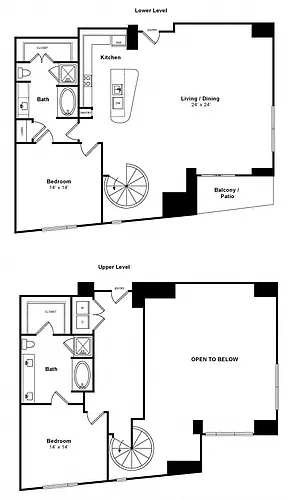 Floor plan Ambitious - High-Rise
