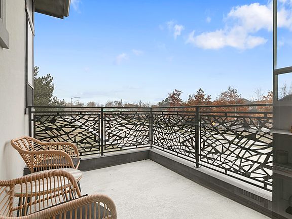 West facing balcony