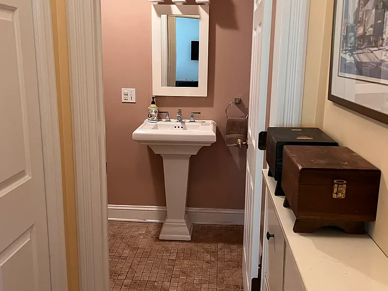 Shared half bath