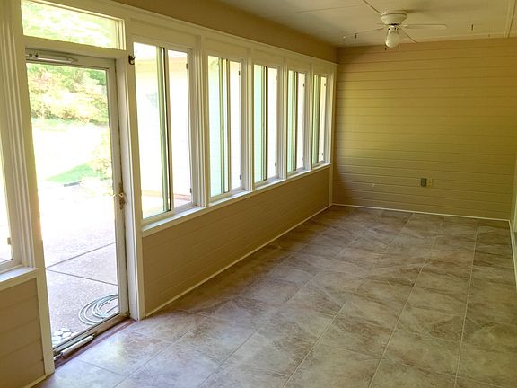 Sun Room with New Tile Floor