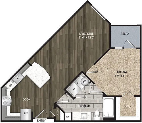 Floor plan A1B