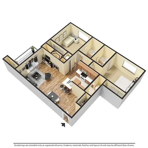 Floor plan B1rt - Scarlet