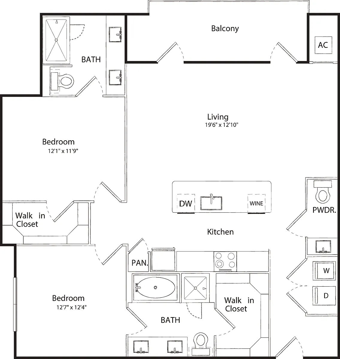 Floor plan B3