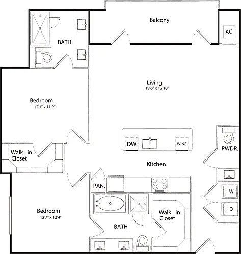 Floor plan B3