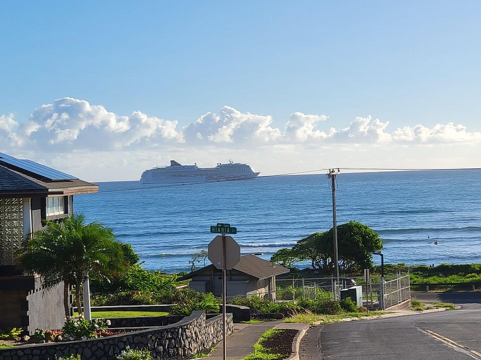 View from front door - watch ships and barges