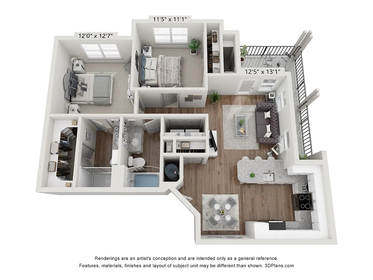 Floor plan B1