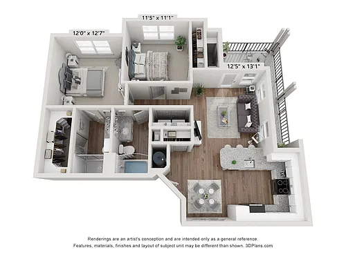 Floor plan B1